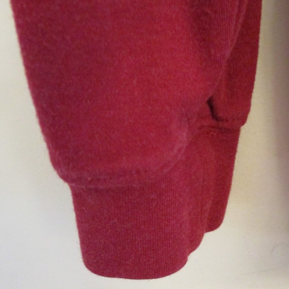 St. John's Bay Men's Long Sleeve Turtleneck, Burgundy, Size M - Picture 3 of 8